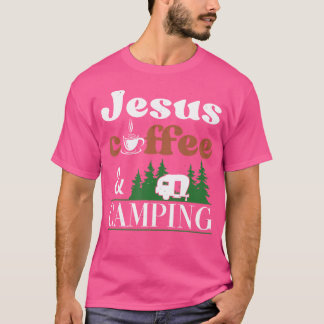 T-shirt Remorque Jesus Coffee Camping Rv