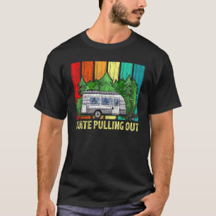 T-shirt Remorque vintage Retro Voyage Je Déteste Sortir