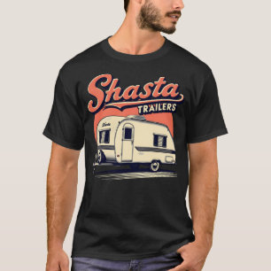 T-shirt Remorques Shasta - série de campeurs vintages