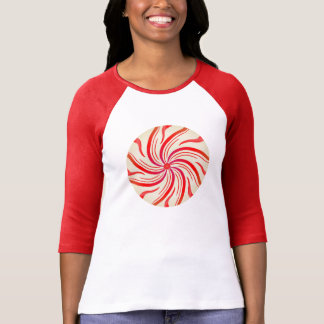 T-shirt Remous de sucrerie de menthe poivrée