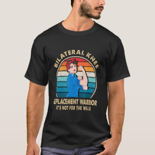 T-shirt Remplacement du genou bilatéral Guerrier Récupérat