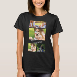 T-shirt Remplacez le texte et les photos par le vôtre