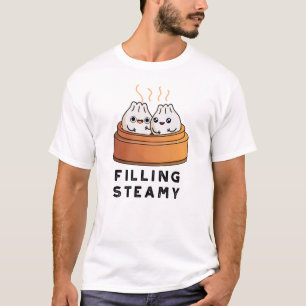 T-shirt Remplissage Steamy Funny Dimsum Bao Pun