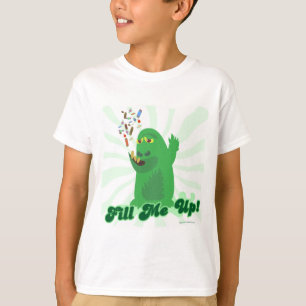 T-shirt Remplissez-moi Funny Halloween Monster Art