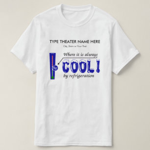 T-shirt Remplissez Votre Théâtre Et Votre Emplacement - Cl