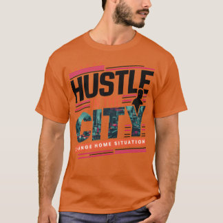 T-shirt remue-ménage dans la famille de la ville
