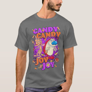 T-shirt Ren and Stimpy Halloween Candy Candy Joy Joy