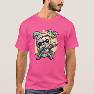 T-shirt Ren Faire Dabbing Médiéval Chevalier Dragon Drôle 