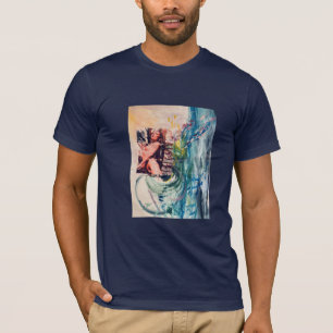 T-shirt Renaissance de la sirène avec les ailes