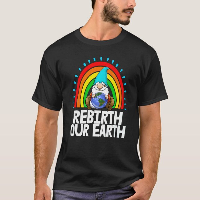 T-shirt Renaissance Notre Terre Gnome Femmes Environnement (Devant)
