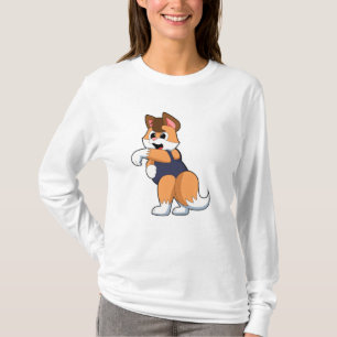 T-shirt Renard à la natation avec maillot de bain
