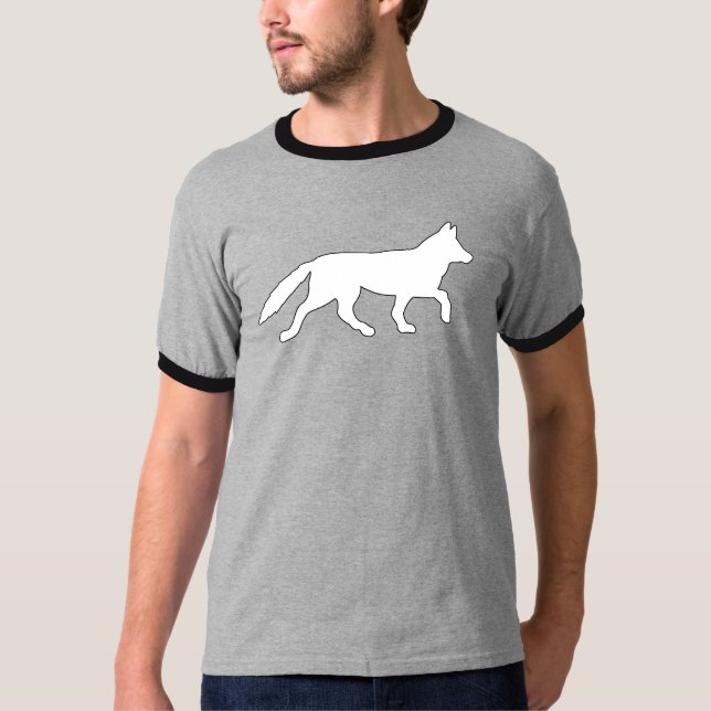 T-shirt Renard Argent (Devant)