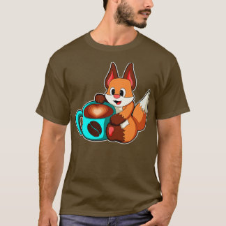 T-shirt Renard avec Coupe de café 1