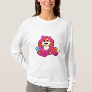 T-shirt Renard avec Coussin et couverture