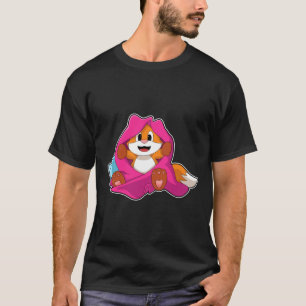T-shirt Renard avec Coussin et couverture