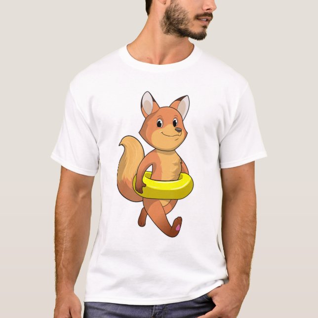 T-shirt Renard avec Lifebuoy (Devant)
