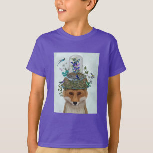 T-shirt Renard avec papillon Bell Jar