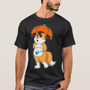 T-shirt Renard avec parapluie 2