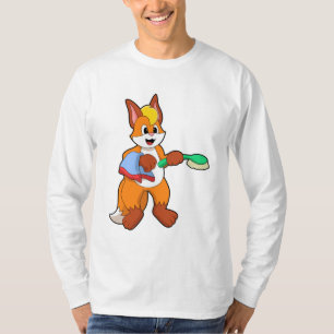 T-shirt Renard avec serviette et brosse