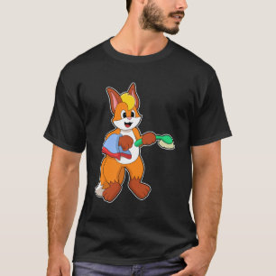 T-shirt Renard avec serviette et brosse