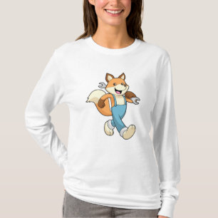 T-shirt Renard comme mécanique avec clé