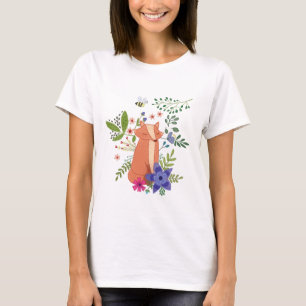 T-shirt Renard dans la forêt