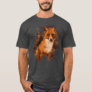 T-shirt Renard de la nature Renard sauvage Renard illustré