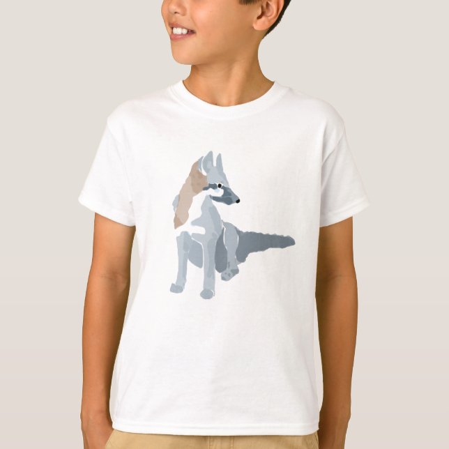 T-shirt Renard gris (Devant)