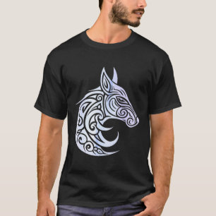 T-shirt Renard nordique d'hiver celtique