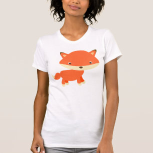 T-shirt Renard orange doux