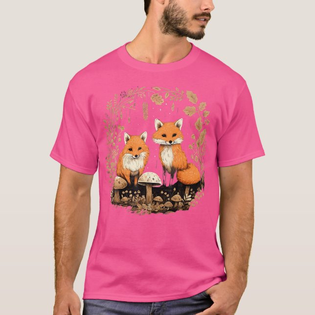 T-shirt Renard Renards Pour Un Ventilateur Renard (Devant)