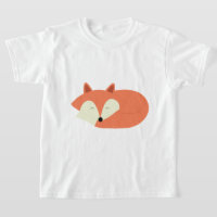 Renard rouge endormi