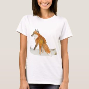 T-shirt Renard roux