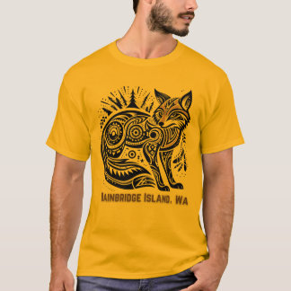T-shirt Renard tribal Bainbridge Island Washington Native 