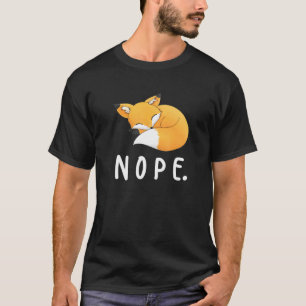 T-shirt Renard vintage Nope Fox Mmte Fox