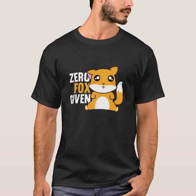 T-shirt Renard zéro donné (Devant)