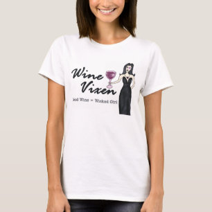 T-shirt Renarde "fille mauvaise " de vin
