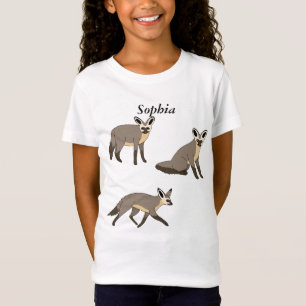 T-Shirt Renards à Oreilles de Chauve-Souris