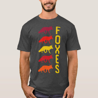 T-shirt Renards Vintages