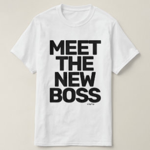 T-shirt Rencontre avec le nouveau patron (double face) - u