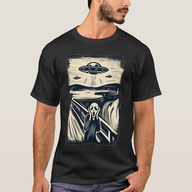 T-shirt Rencontre d'Aliens "Le cri" (Devant)