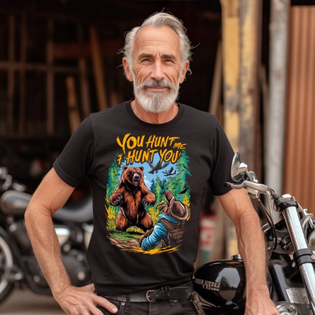 T-shirt Rencontre d'ours dans les bois Drôle Chasse d'ours (Créateur téléchargé)