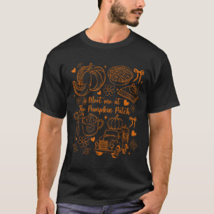 T-shirt Rencontre-moi au camion à nœud coquet de la citrou