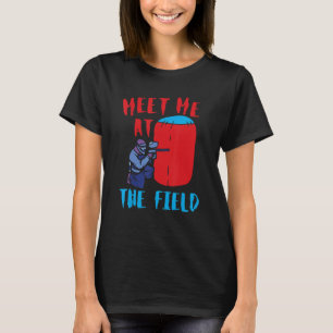 T-shirt Rencontre-moi sur le terrain Paintball Hommes Femm