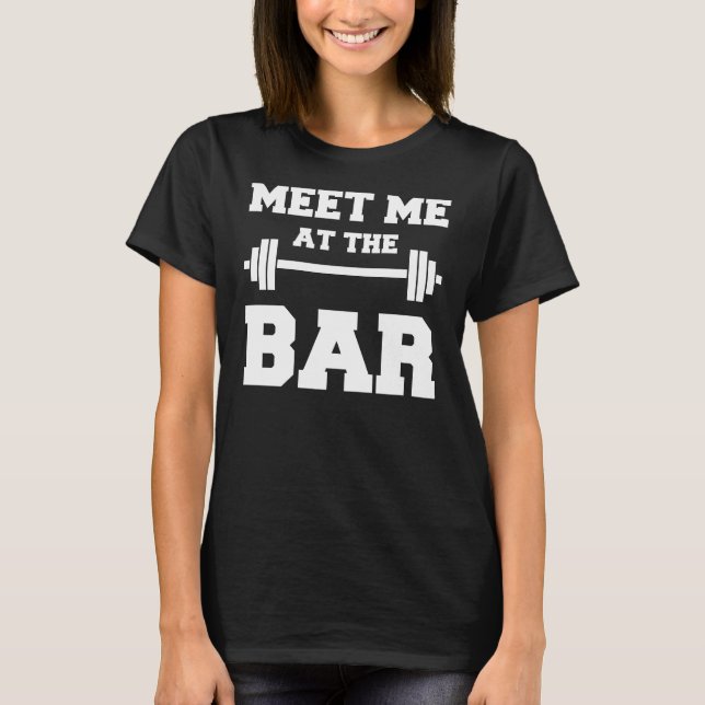 T-shirt RENCONTREZ-MOI à la chemise noire du gymnase des (Devant)