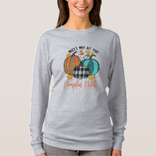 T-shirt Rencontrez-moi au Patch Citrouille