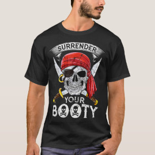 T-shirt Rendez votre Jolly roger de crâne pirate de botte