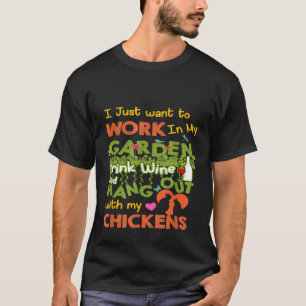 T-shirt Rendez-vous de maman poulet amateur Poules Jardin
