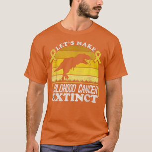 T-shirt Rendons le cancer de l'enfant Dinosaure d'extincti