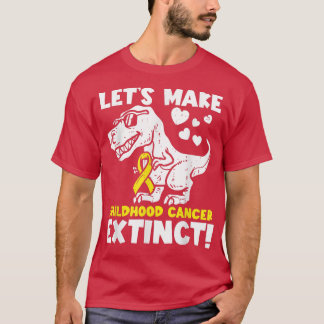 T-shirt Rendons le cancer de l'enfant Dinosaures disparu R